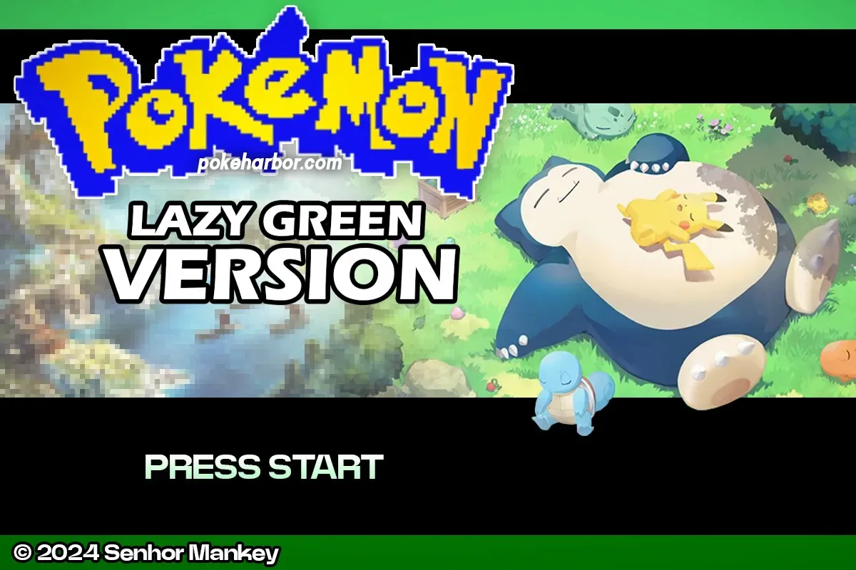 Pokémon Lazy Green background
